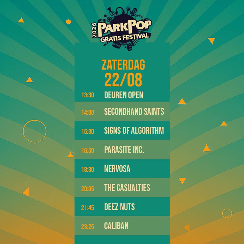 Programma zaterdag