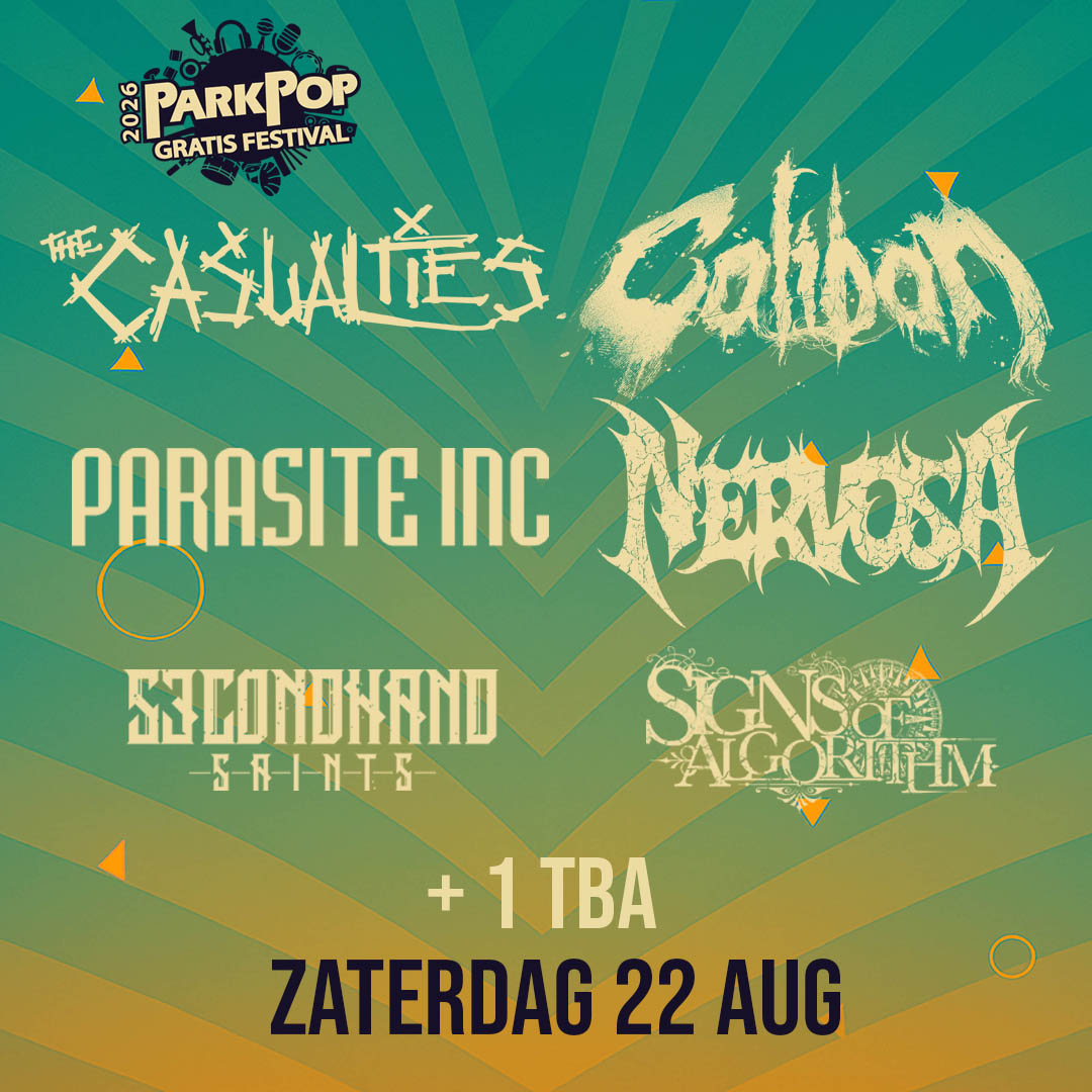 Line-up zaterdag 22 augustus